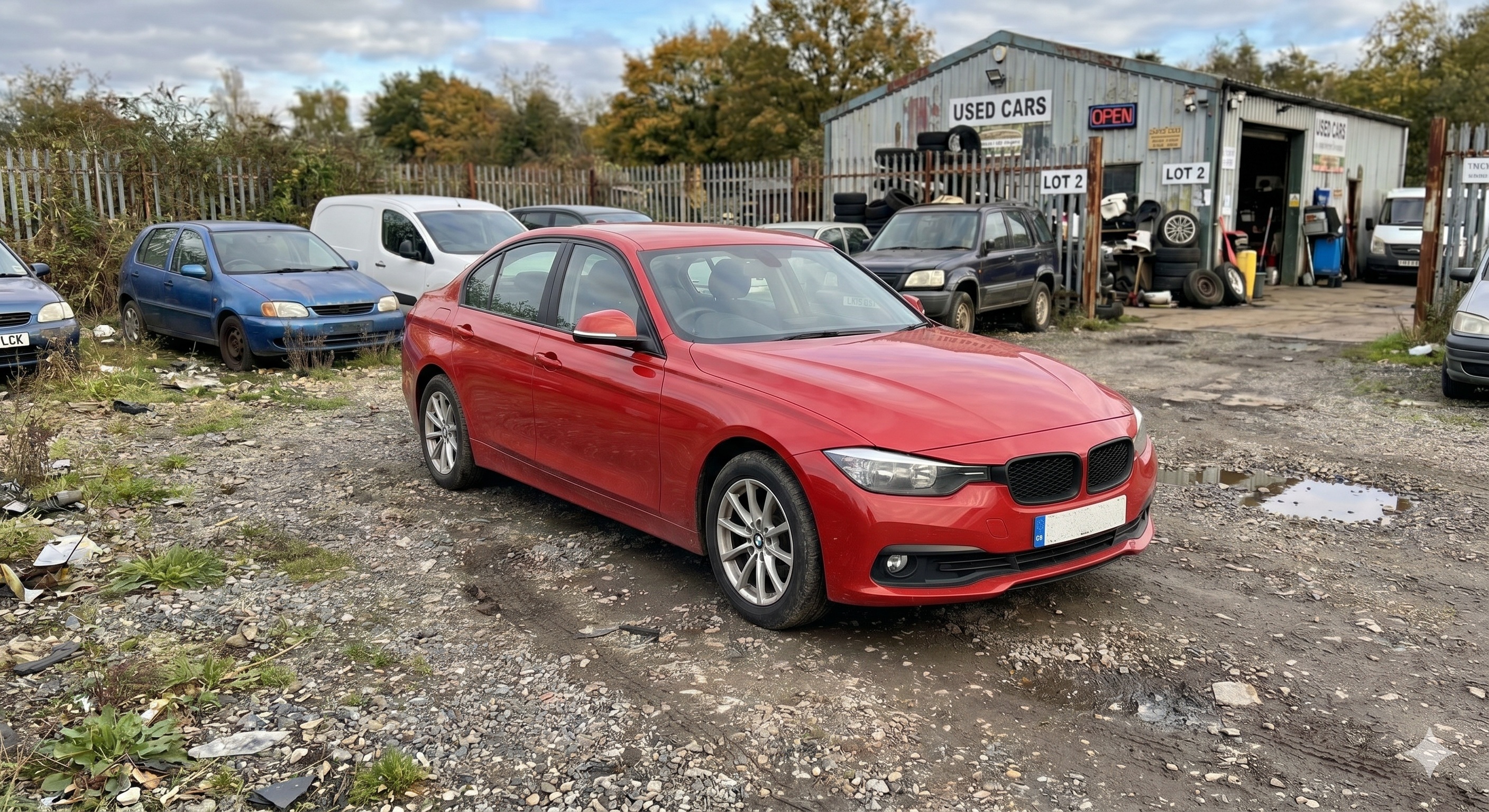 UK Dealership Car Before AI Background Removal